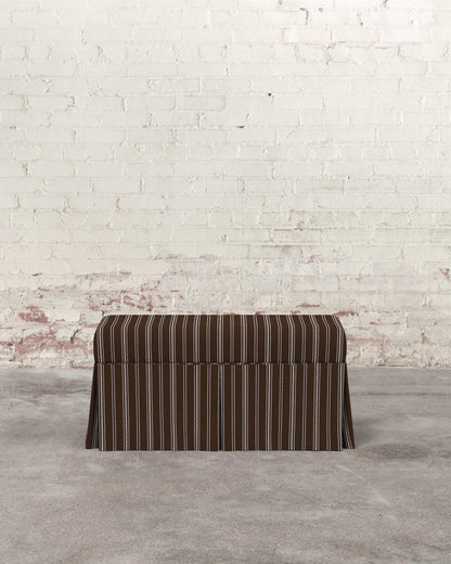 Constance Skirted Storage Bench