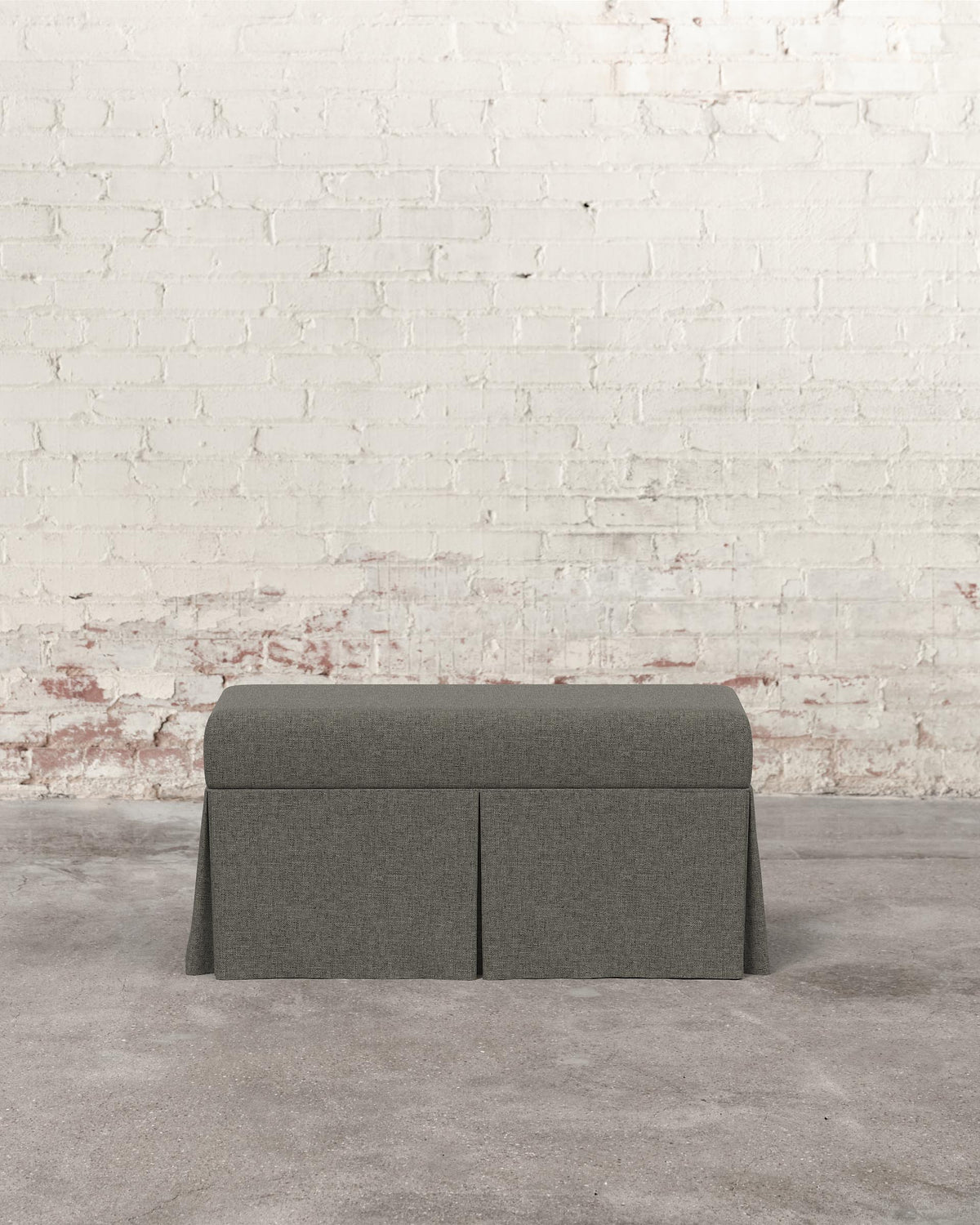 Constance Skirted Storage Bench