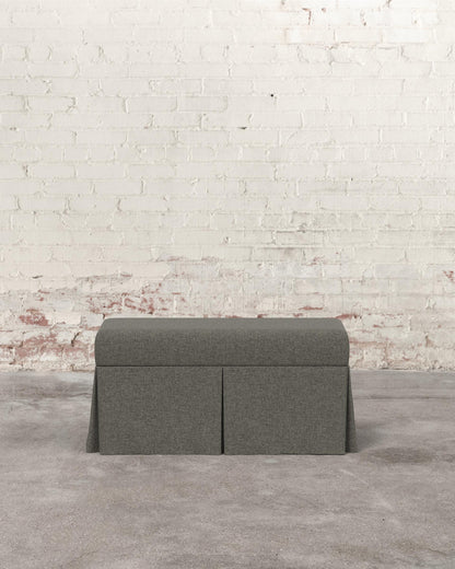 Constance Skirted Storage Bench