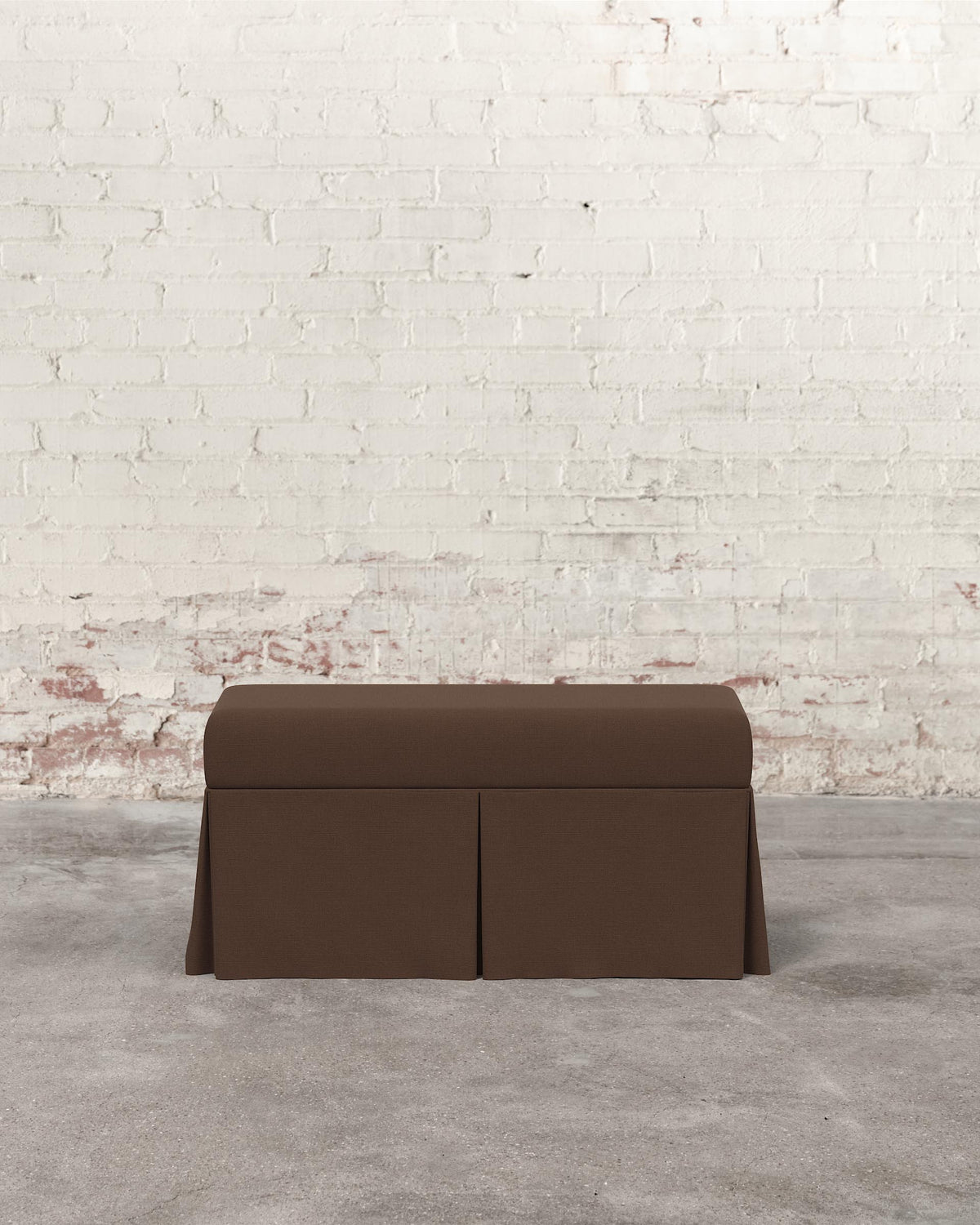 Constance Skirted Storage Bench
