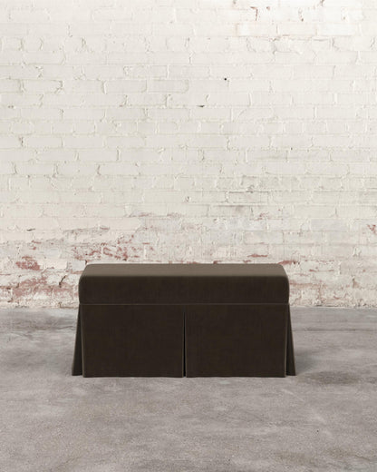 Constance Skirted Storage Bench