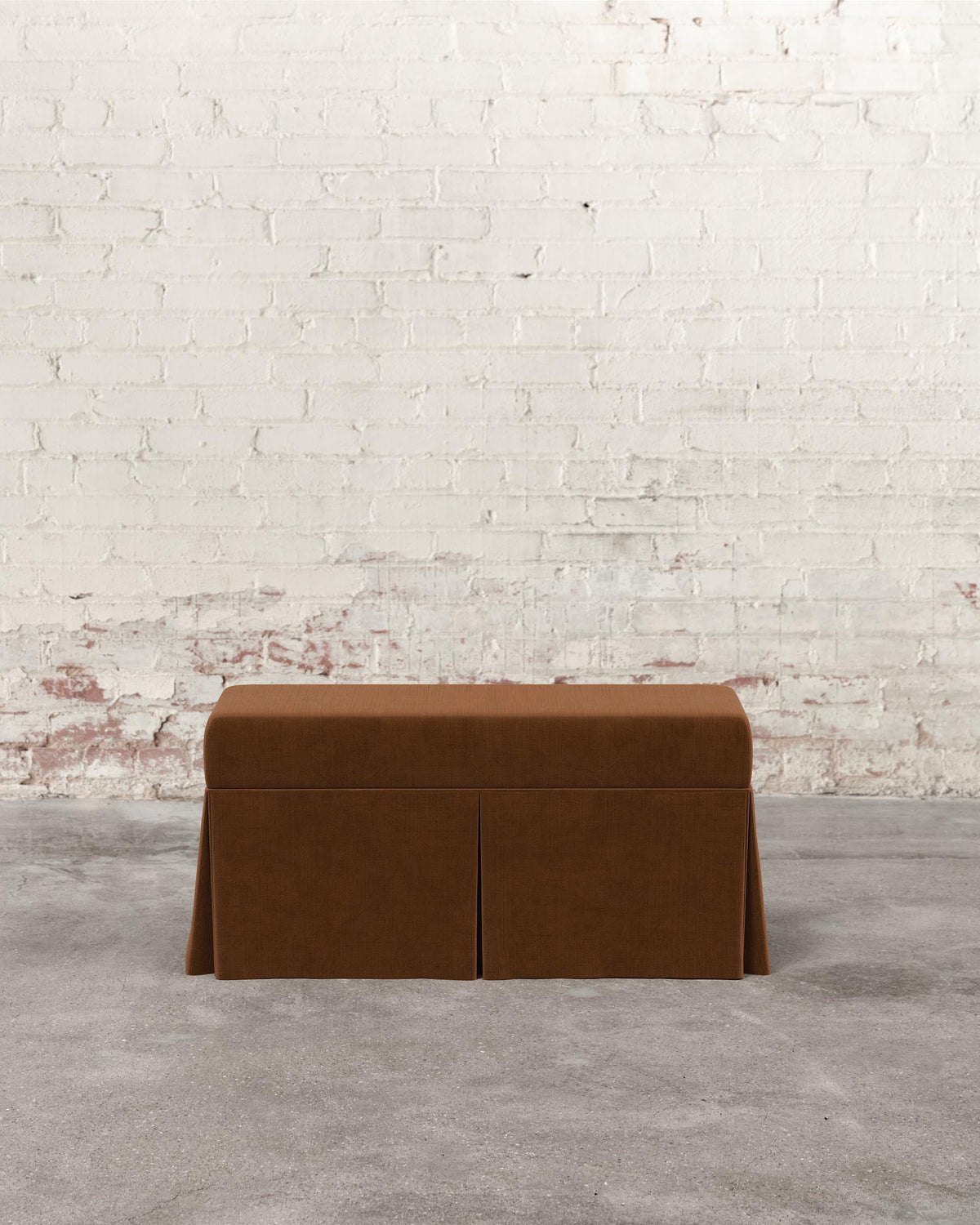 Constance Skirted Storage Bench