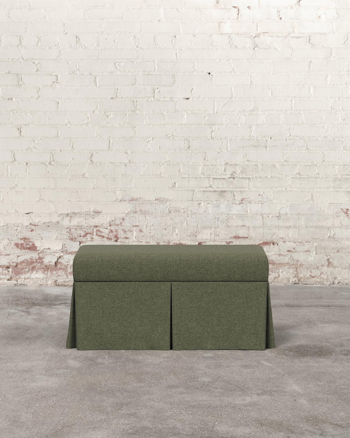 Constance Skirted Storage Bench