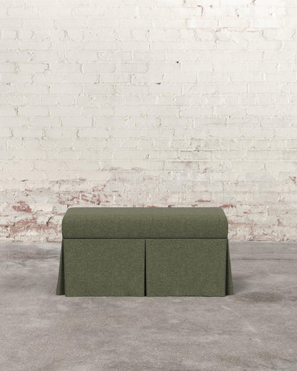 Constance Skirted Storage Bench