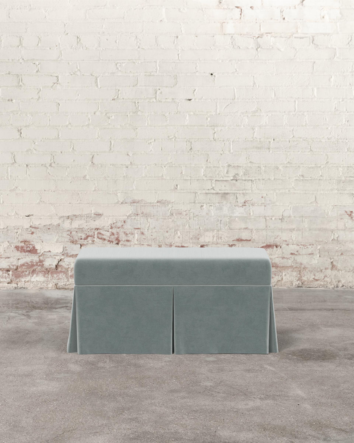 Constance Skirted Storage Bench