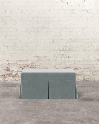 Constance Skirted Storage Bench