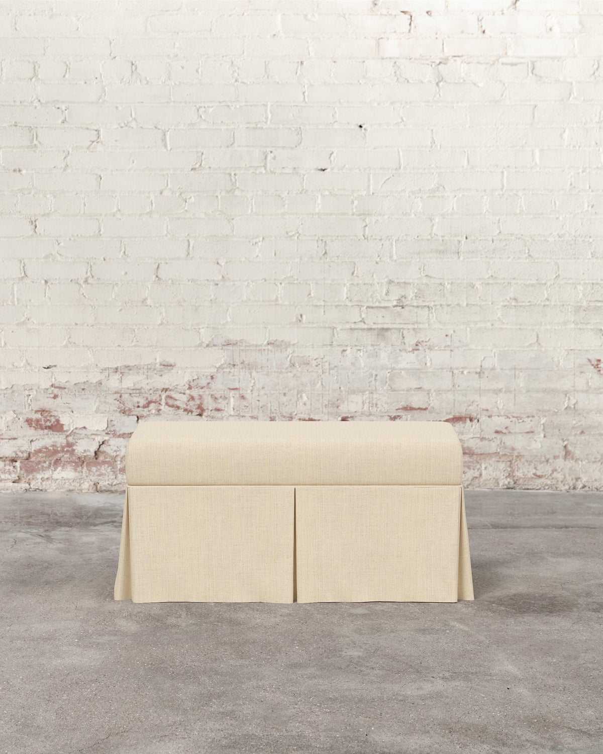 Constance Skirted Storage Bench