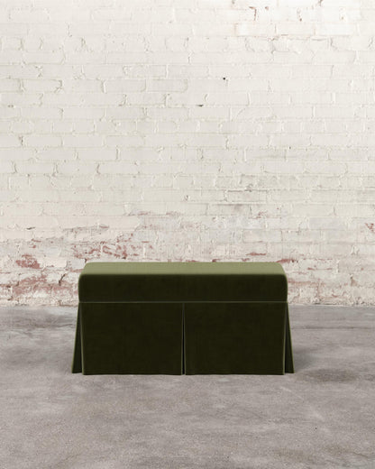 Constance Skirted Storage Bench
