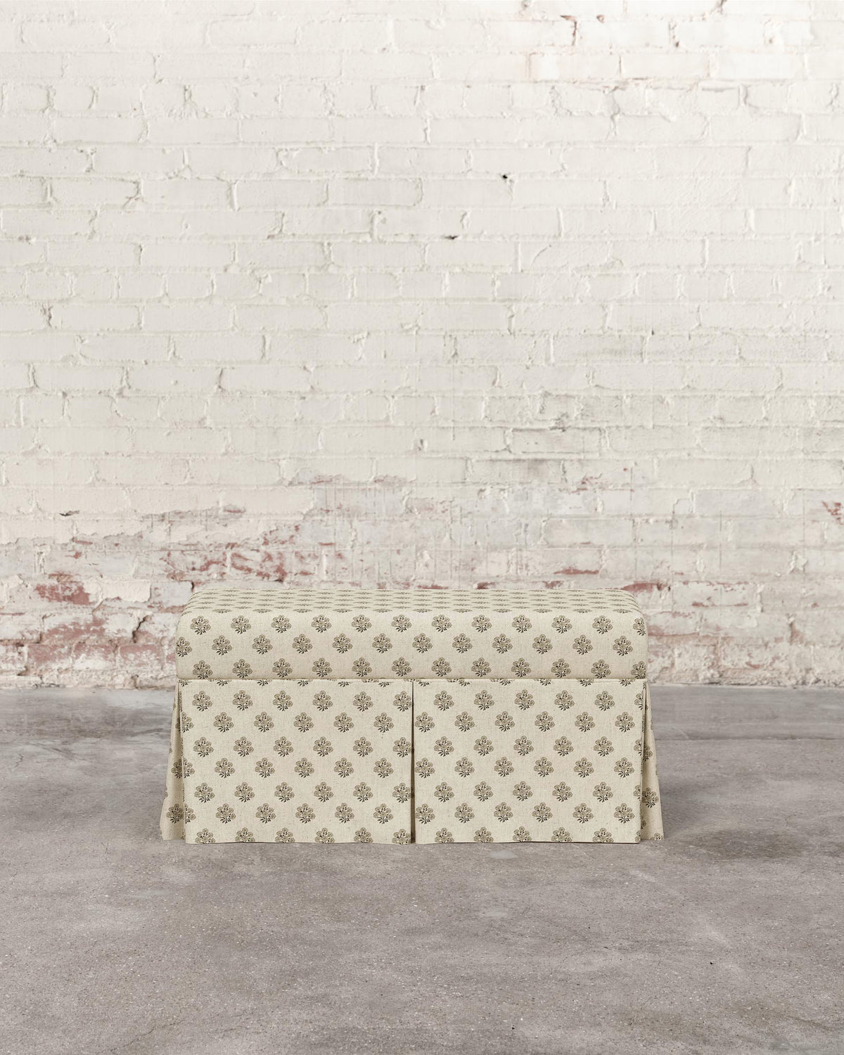 Constance Skirted Storage Bench