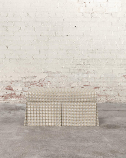 Constance Skirted Storage Bench