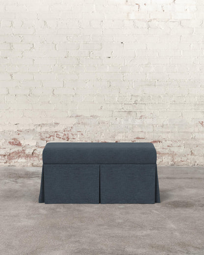 Constance Skirted Storage Bench