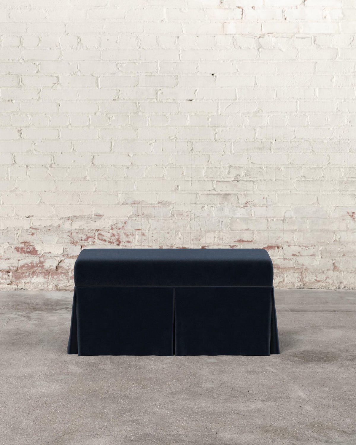 Constance Skirted Storage Bench