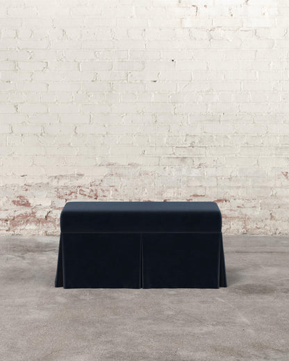 Constance Skirted Storage Bench