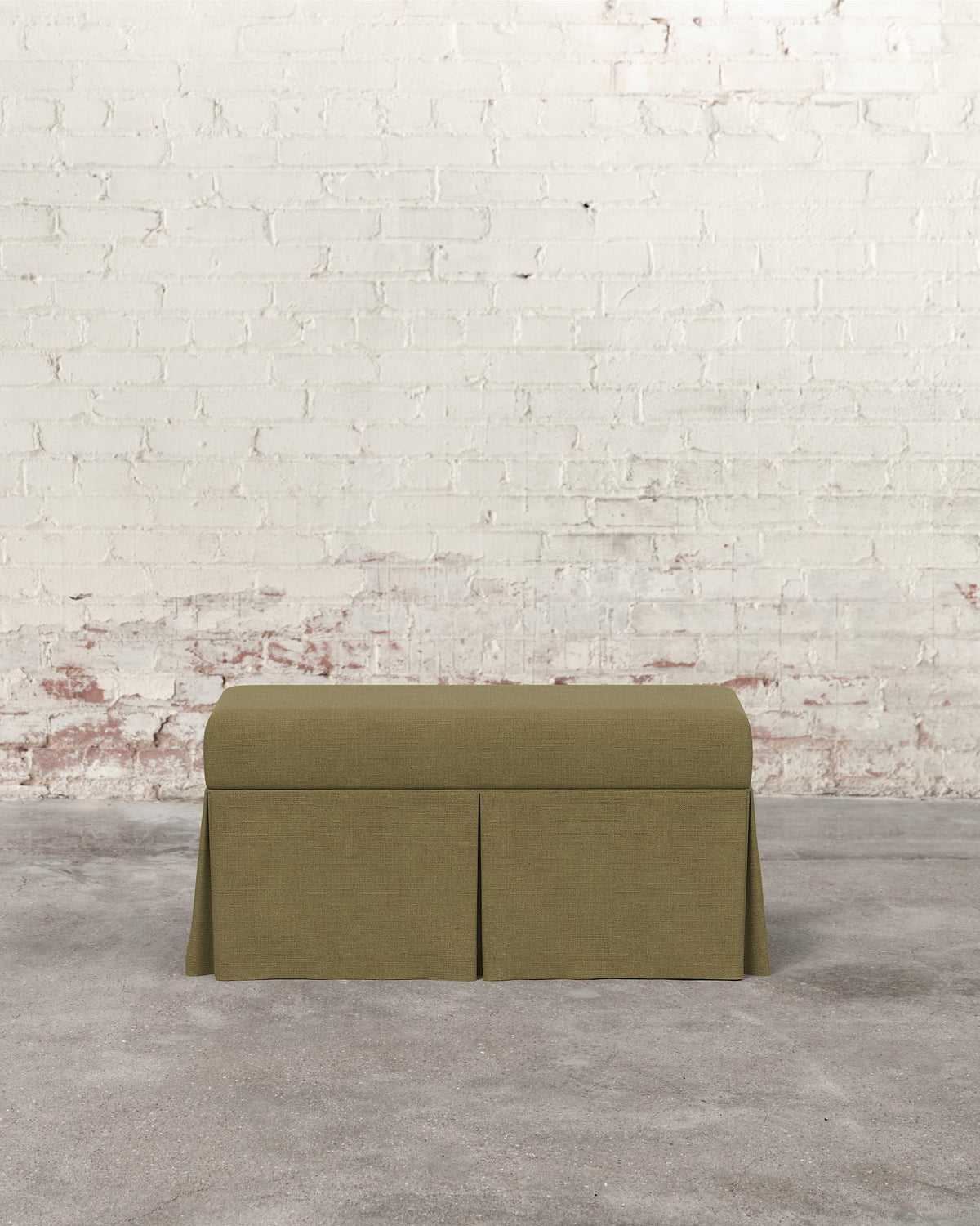 Constance Skirted Storage Bench