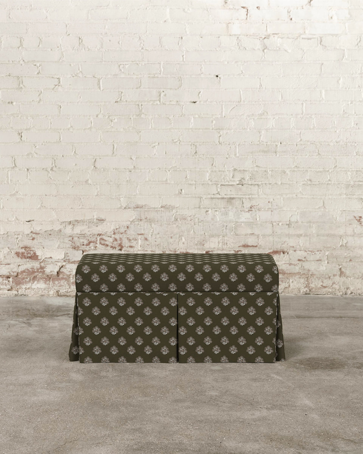 Constance Skirted Storage Bench