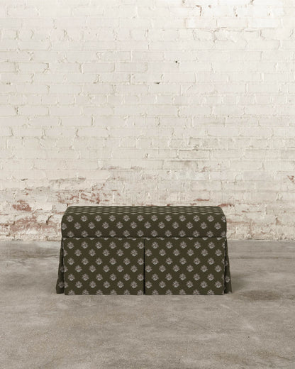 Constance Skirted Storage Bench