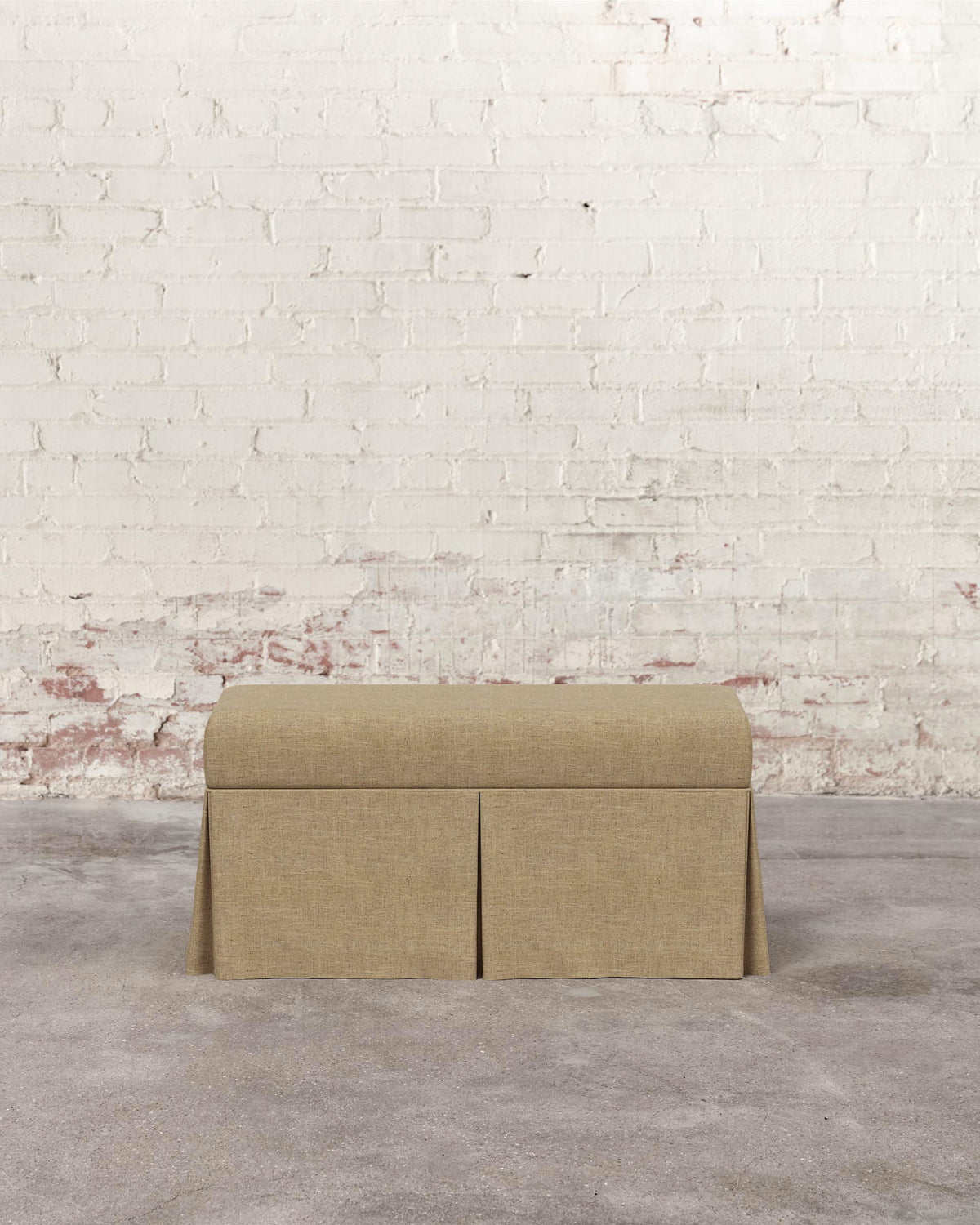 Constance Skirted Storage Bench