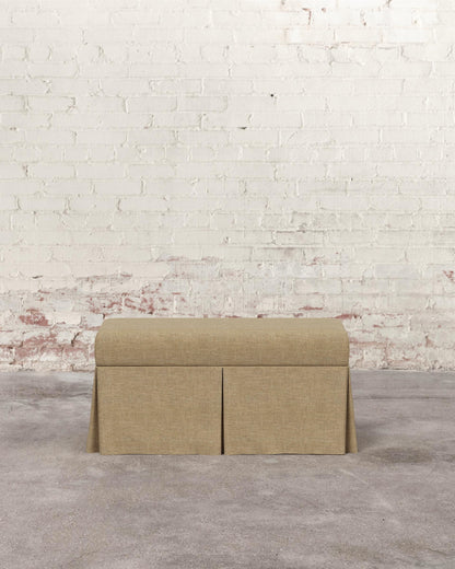 Constance Skirted Storage Bench