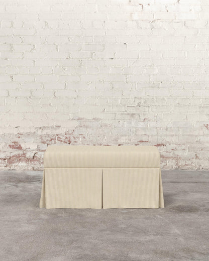Constance Skirted Storage Bench