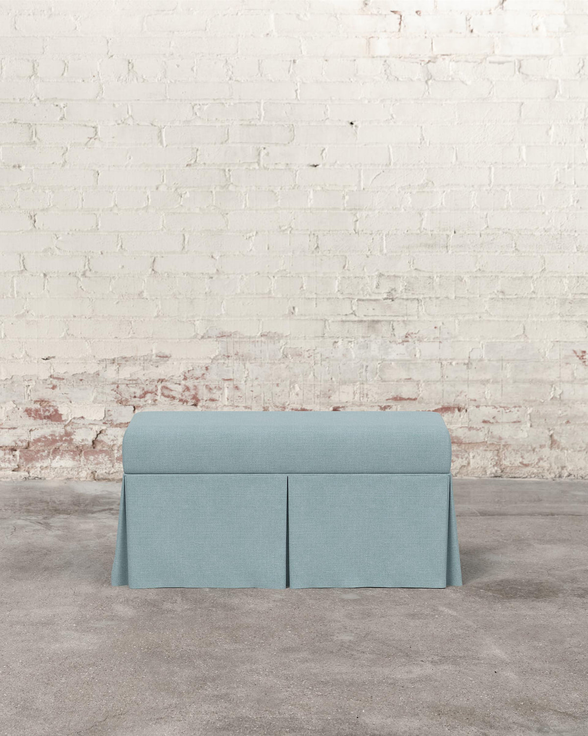 Constance Skirted Storage Bench