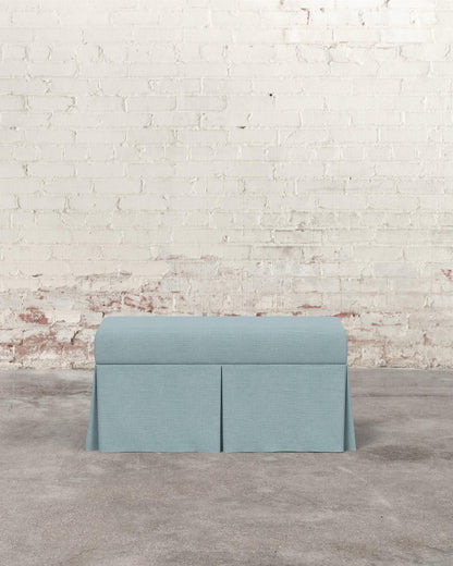 Constance Skirted Storage Bench