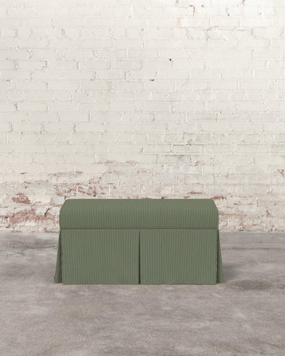 Constance Skirted Storage Bench