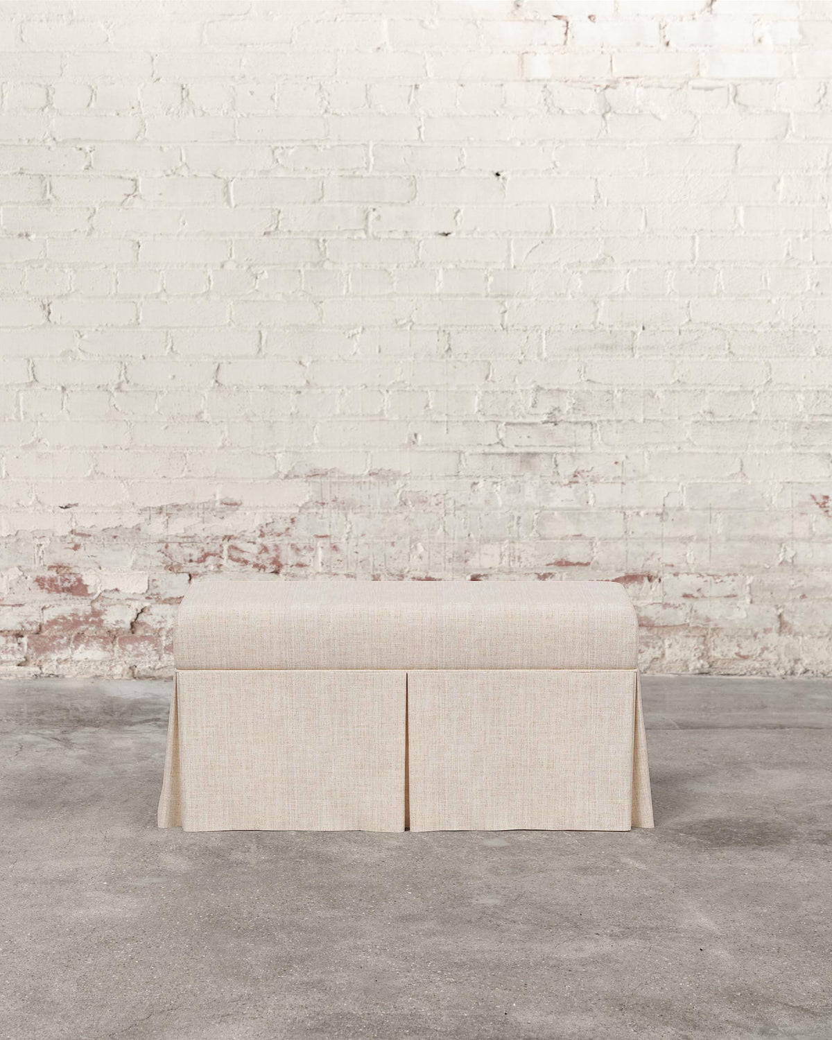 Constance Skirted Storage Bench