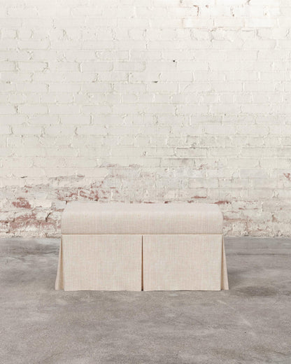 Constance Skirted Storage Bench