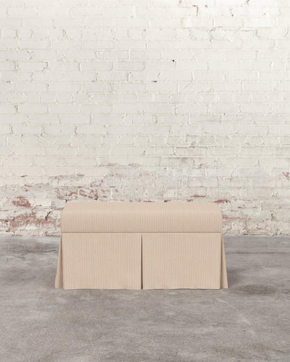Constance Skirted Storage Bench