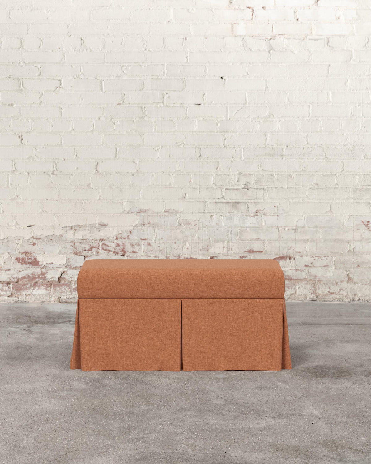 Constance Skirted Storage Bench