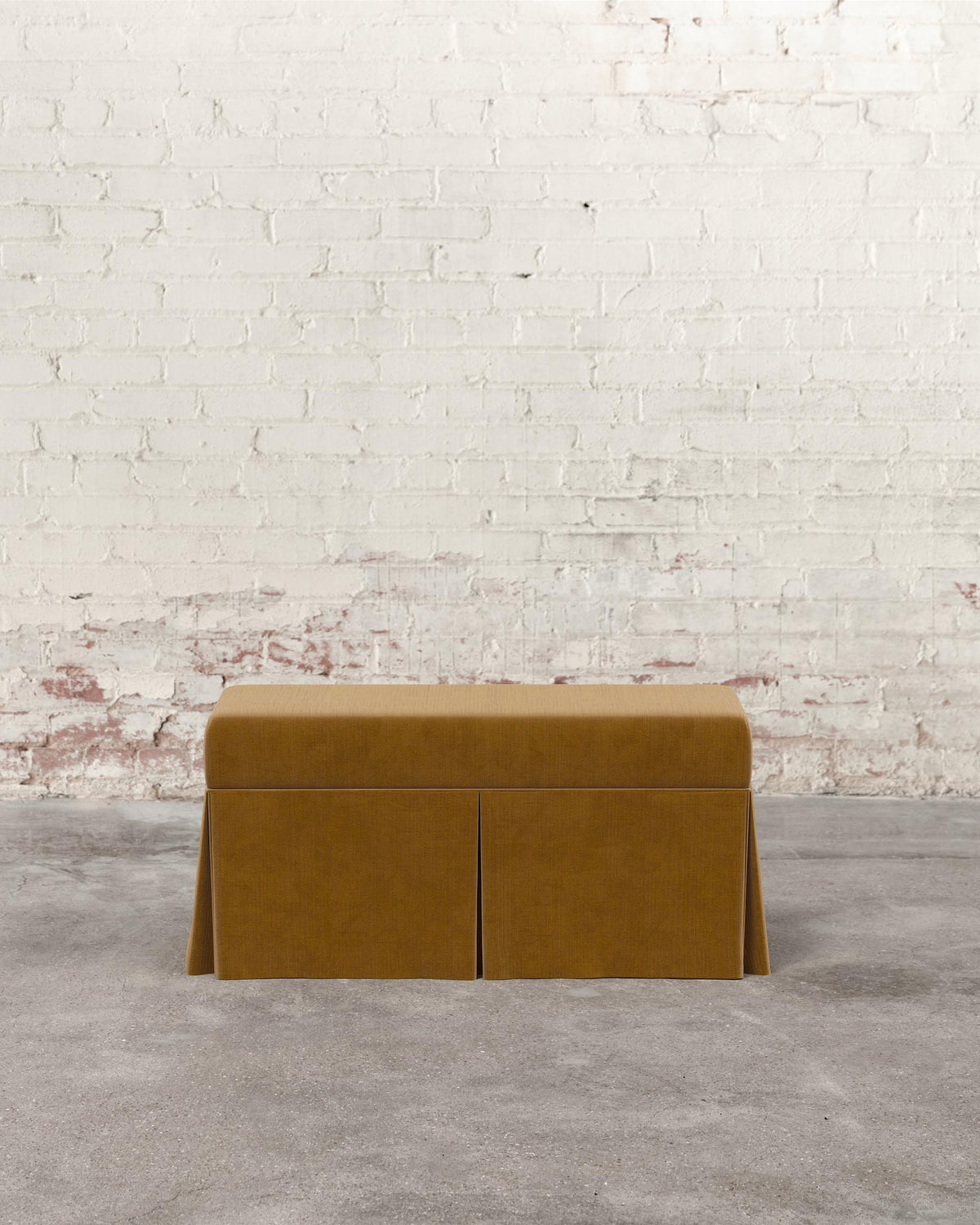 Constance Skirted Storage Bench