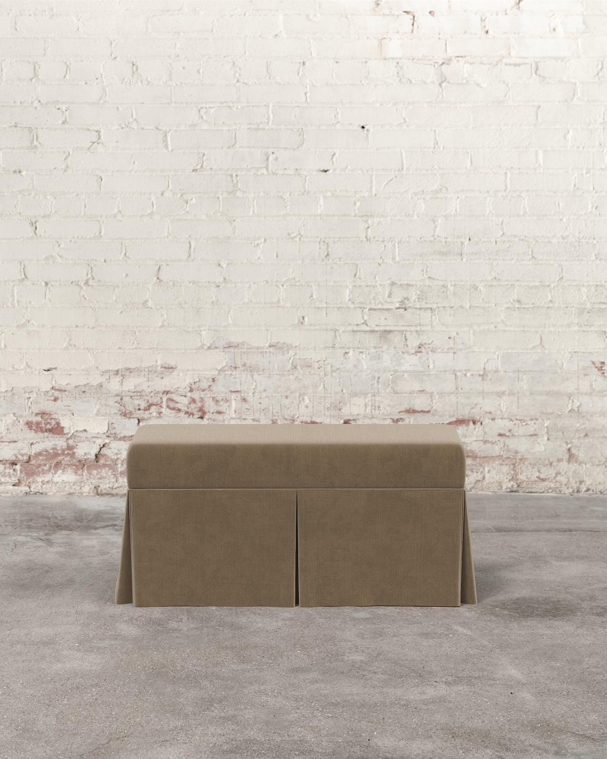 Constance Skirted Storage Bench