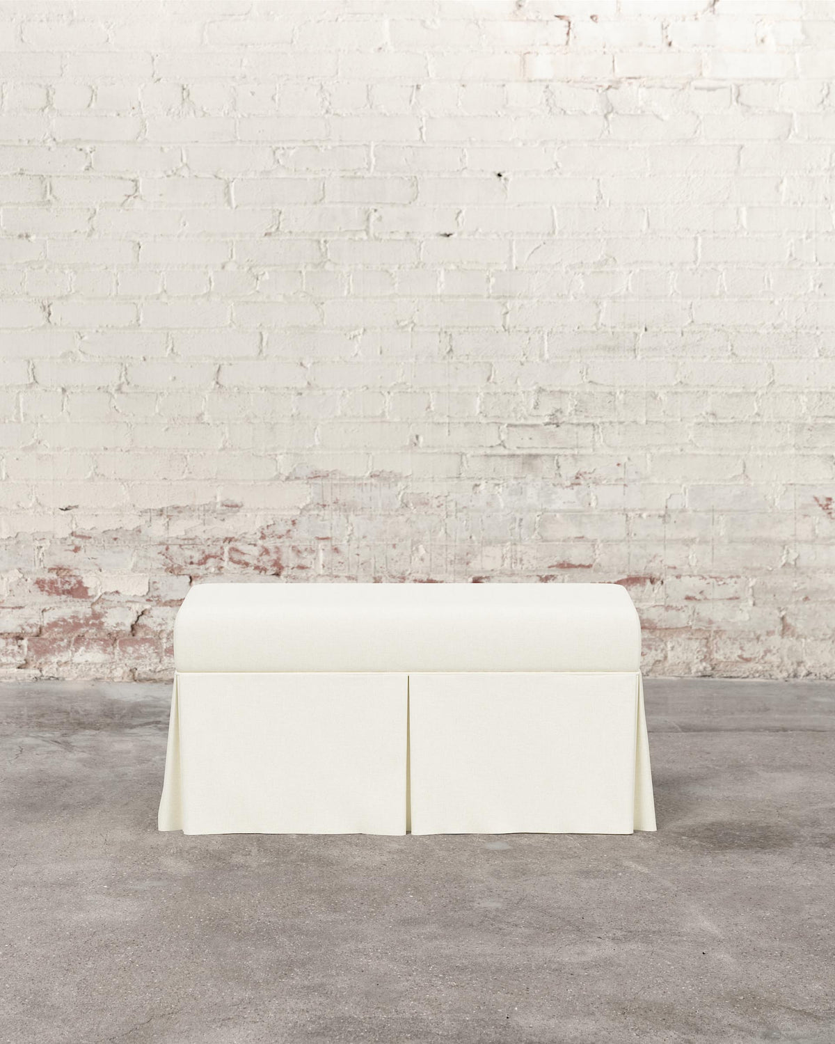 Constance Skirted Storage Bench