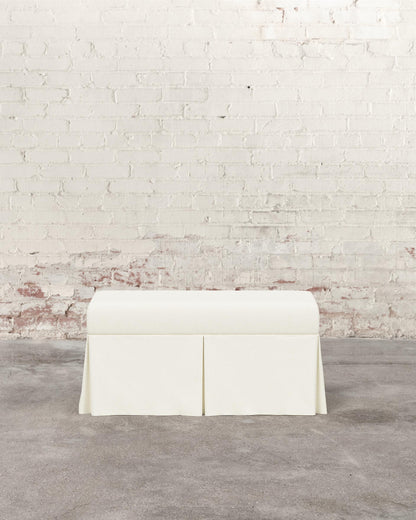 Constance Skirted Storage Bench
