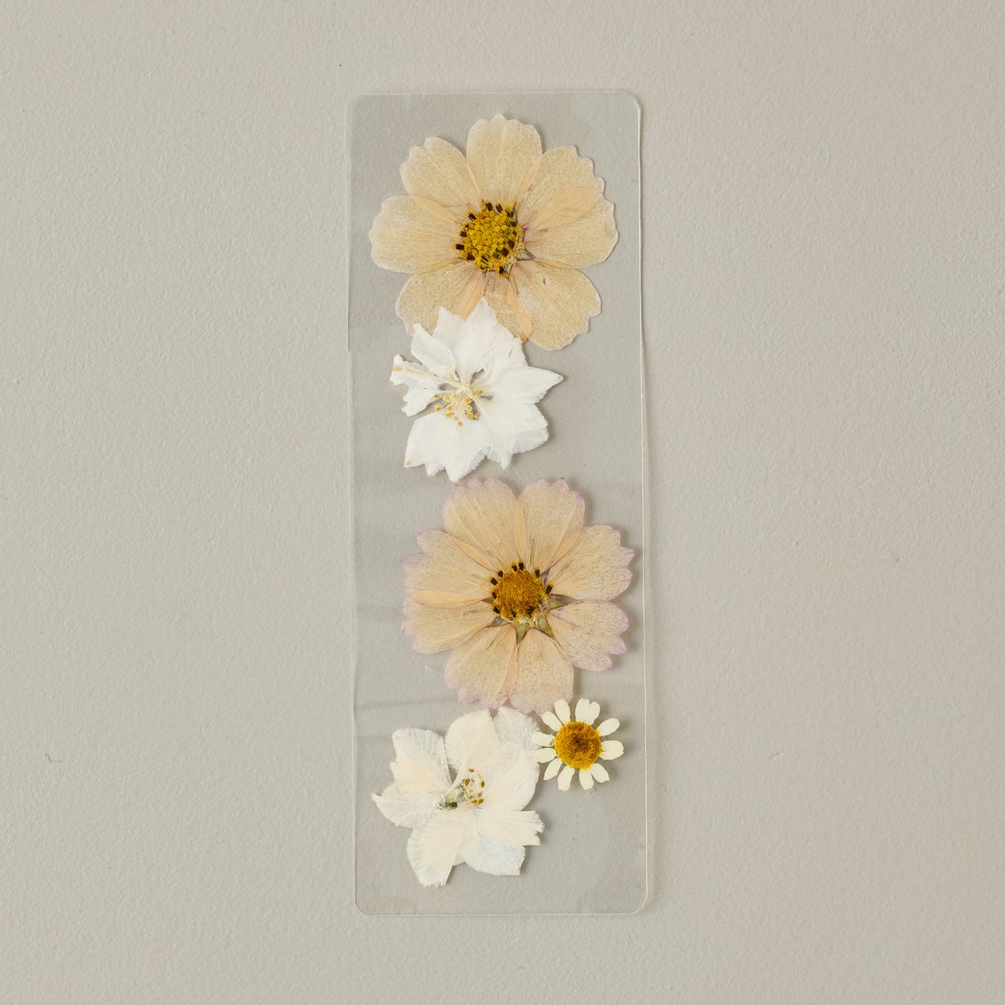 Daisy and Cosmo Pressed Floral Bookmark