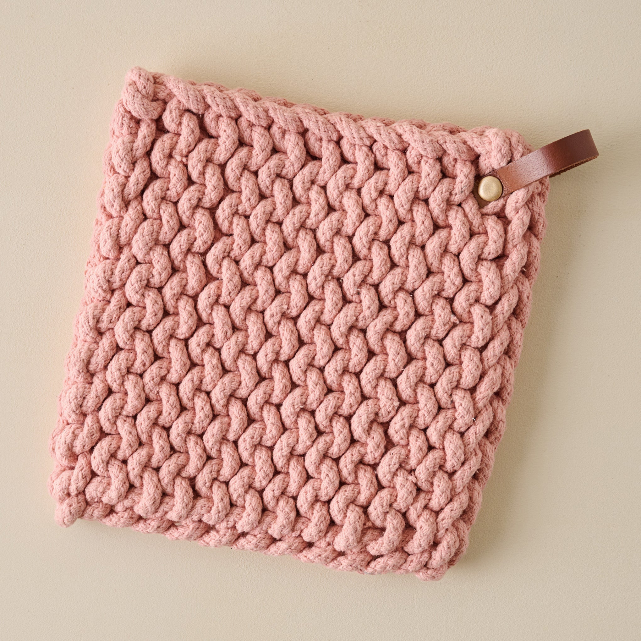 Hand Crocheted Cotton Pot Holder - Any Color