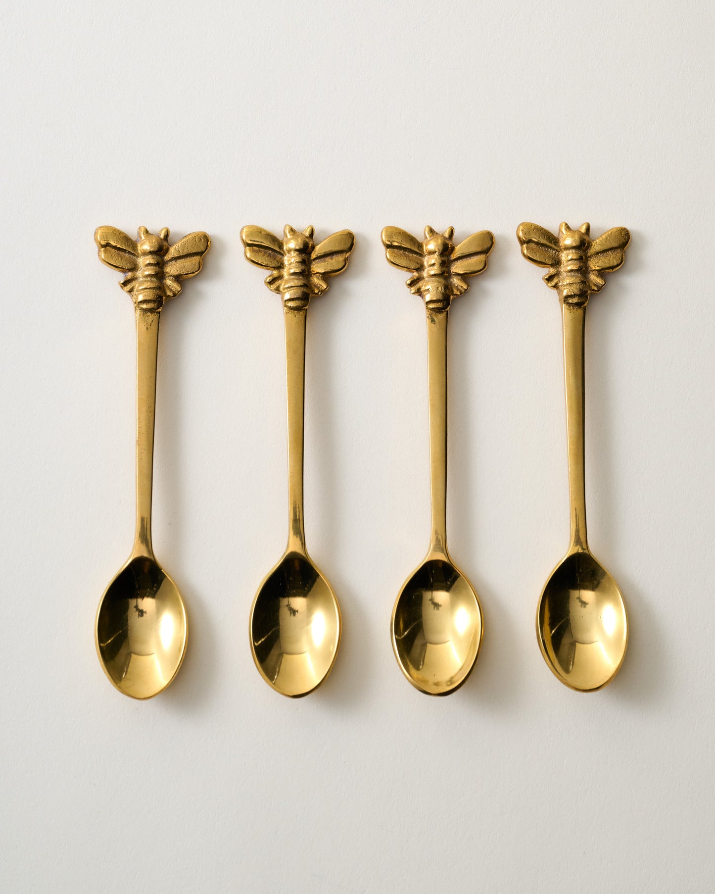 Brass Bee Spoons