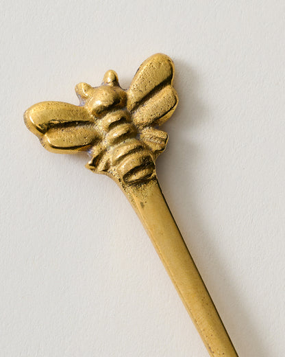Brass Bee Spoons