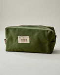 Olive Canvas with Brown Leather Dopp Kit