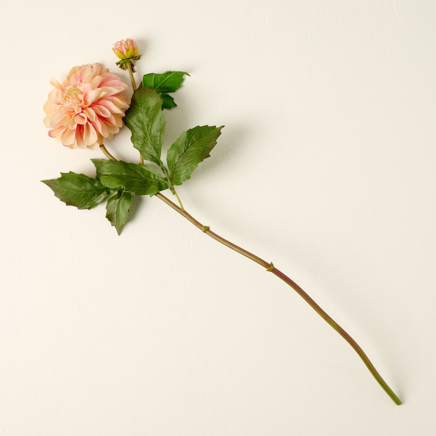 Real Touch Dahlia Stem peach