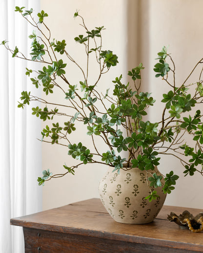 Oversized Green Leaf Branch