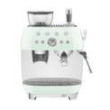 smeg espresso machine in mint green