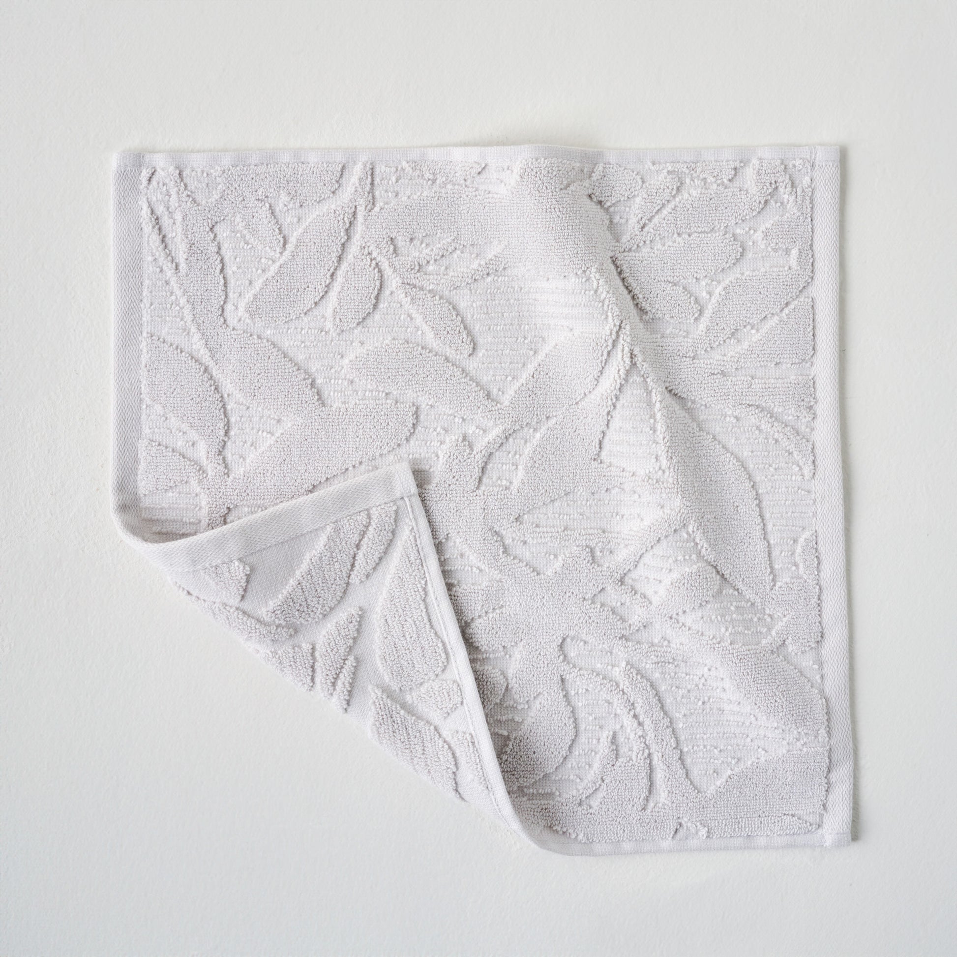 Platinum Esme Floral Towel - Washcloth