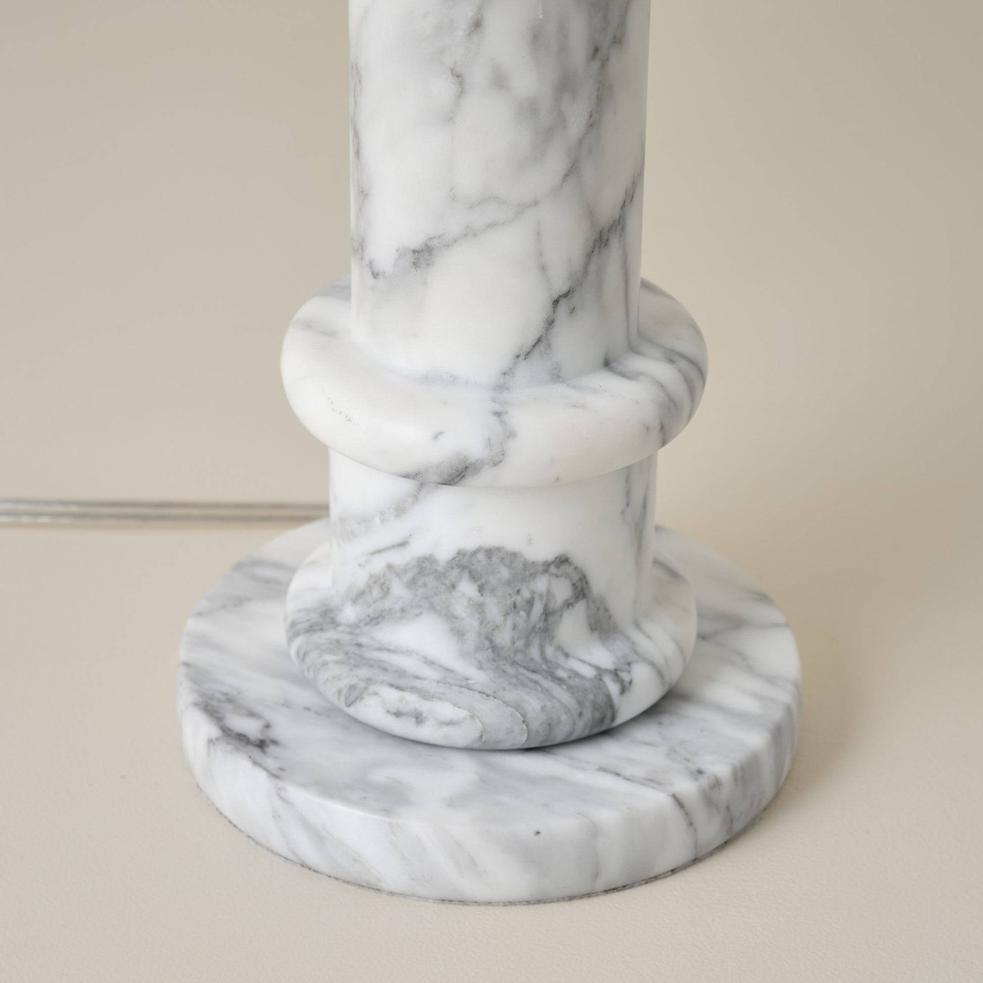 Esme Marble Lamp up close
