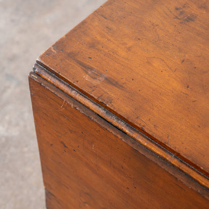 Antique Primitive Drop Leaf Table Circa 1830 shown up close