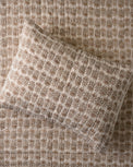 Flora Block Print Pillow Sham - Natural