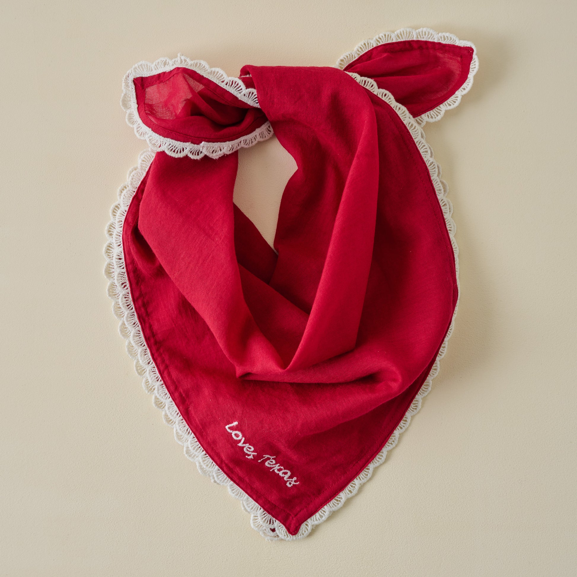 Love Texas Embroidered Bandana