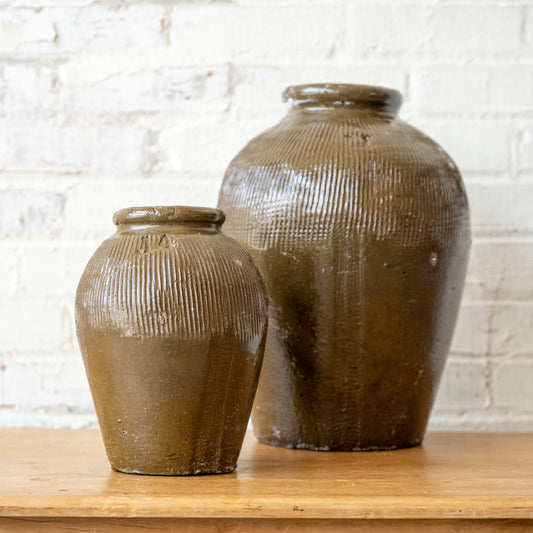 Galena Found Clay Jar small and large 