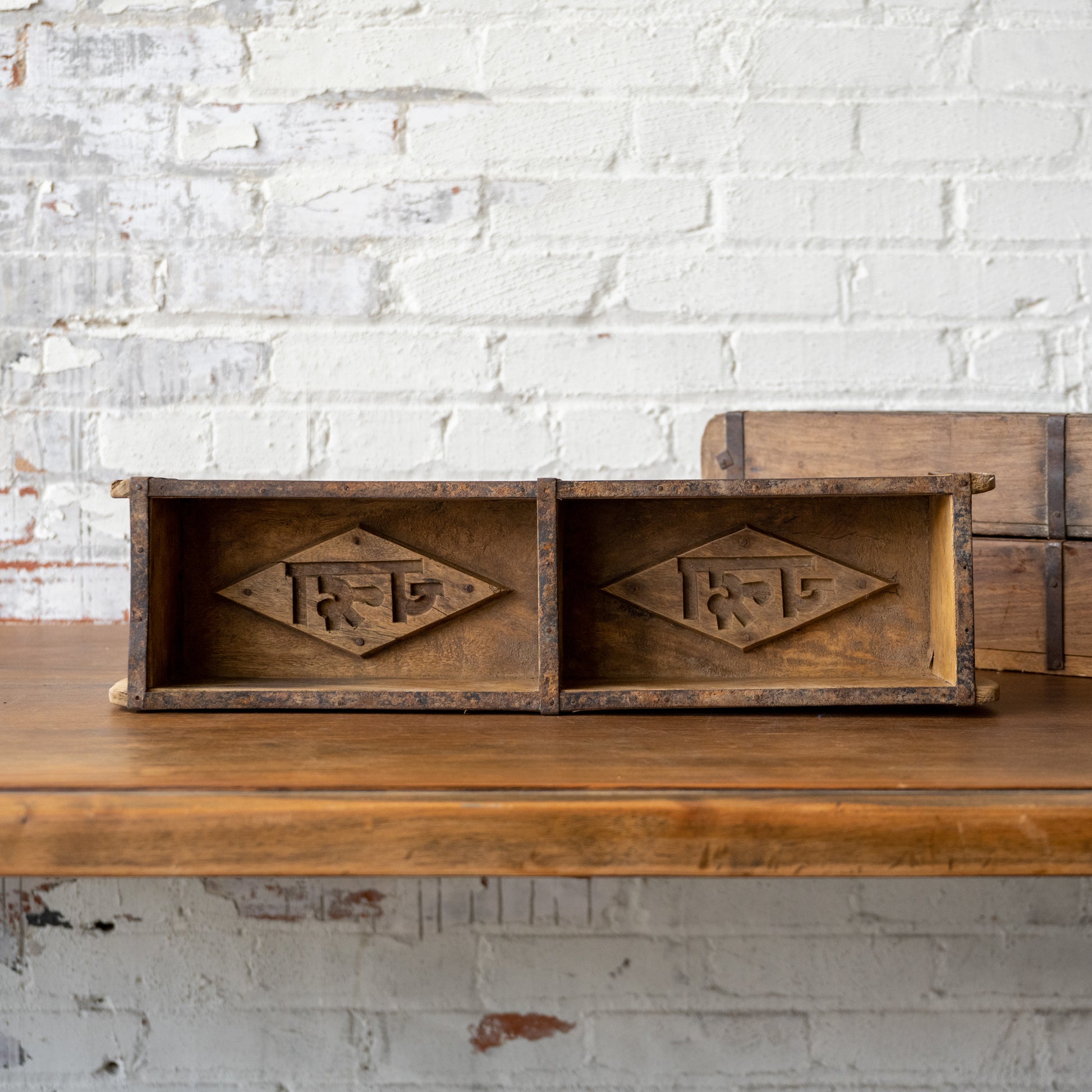 Found Double Wooden Brick Mold