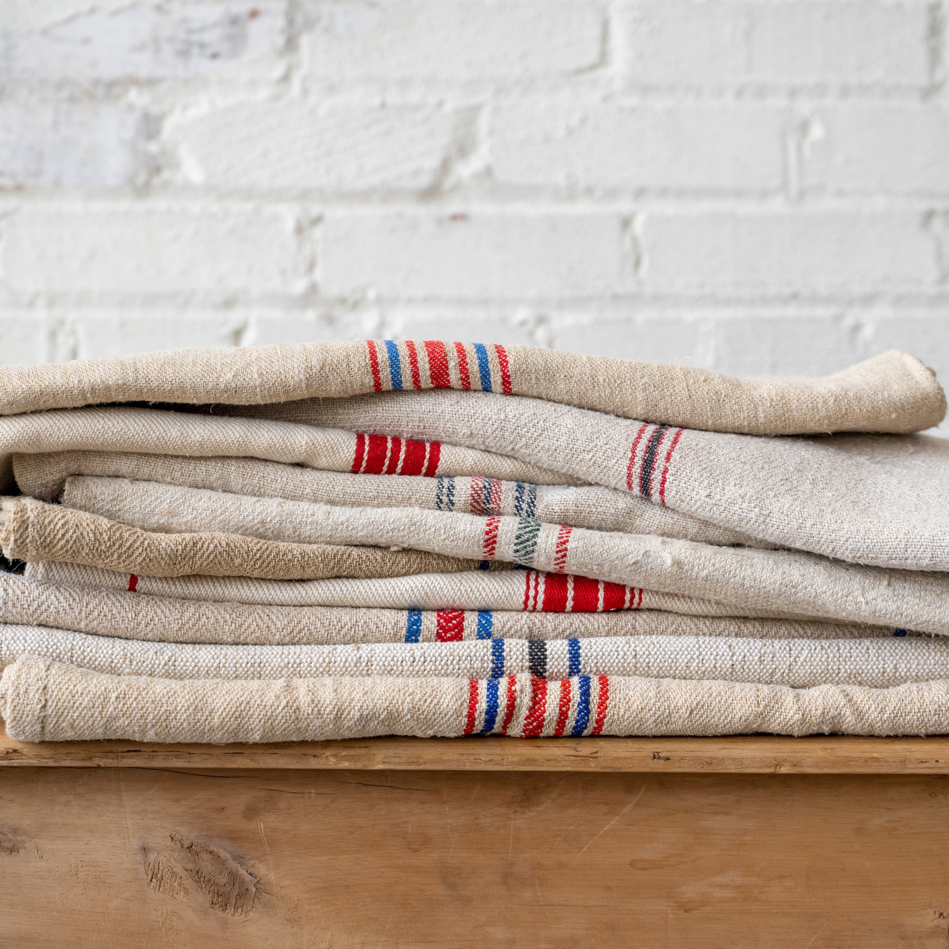 Found Assorted Grain Sacks